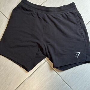 Gymshark Black Athletic Shorts Elastic Waistband